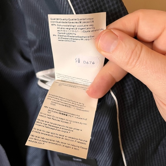 Mens Hugo Boss Virgin Wool Blazer 40R - Picture 9 of 13